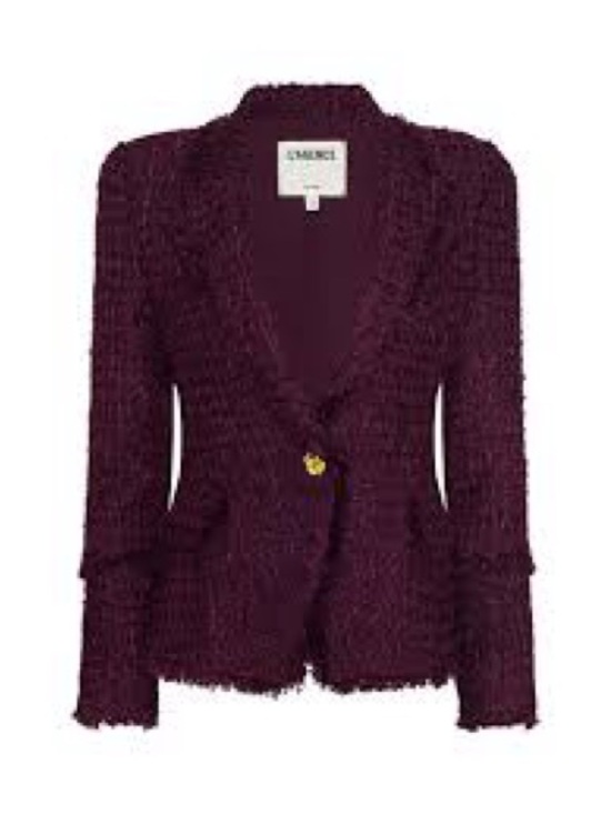 L'AGENCE Jackets & Blazers - L’AGENCE Kaisley Dark Port Blazer